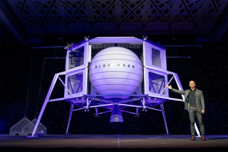 Bezos Pamer Blue Moon, Pengangkut Bahan Bangunan ke Bulan