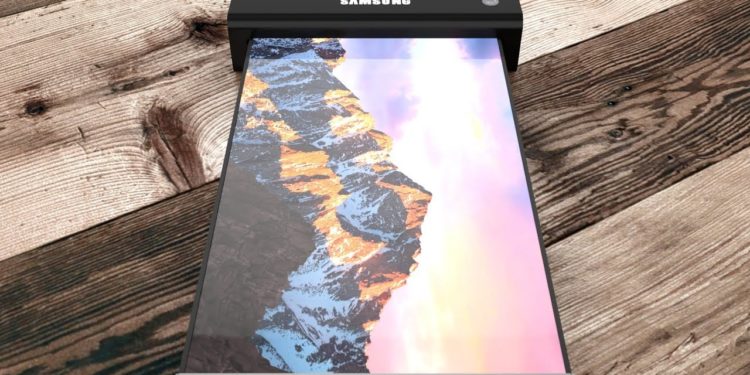 Smartphone gulung