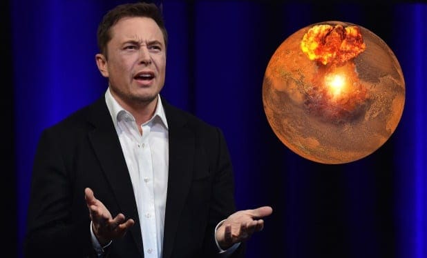 Waduh! Elon Musk Mau Serang Mars Pakai Bom Nuklir