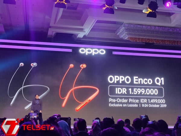 Headphone Oppo Enco Q1 dengan 3 Mode Audio 3D