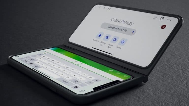 CastAway layar smartphone