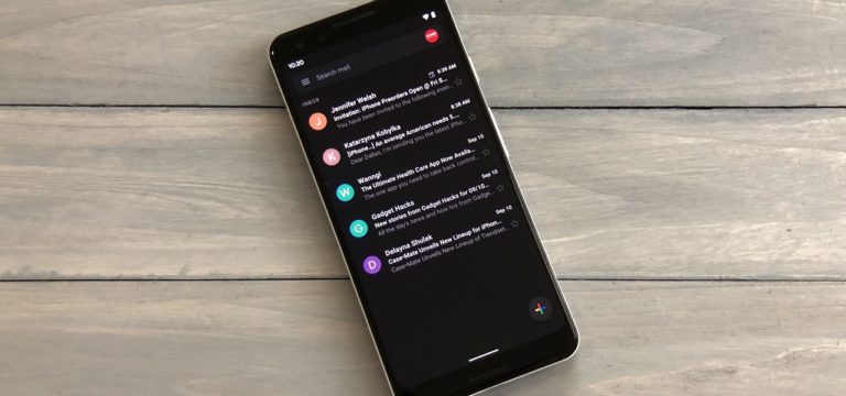 Gmail Dark Mode