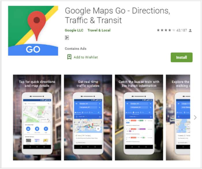 Google Maps Go hape kentang Youtube Go
