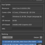 ASUS ExpertBook P5440FA – Cinebench R15 CPU Score