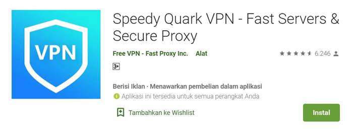 Aplikasi VPN Android gratis