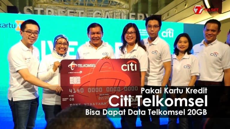 Pakai Kartu Kredit Citi Telkomsel Bisa Dapat Data Telkomsel 20GB
