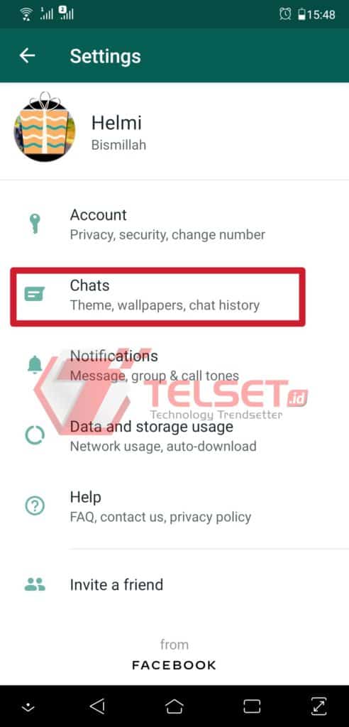 Aktifkan Dark Mode WhatsApp