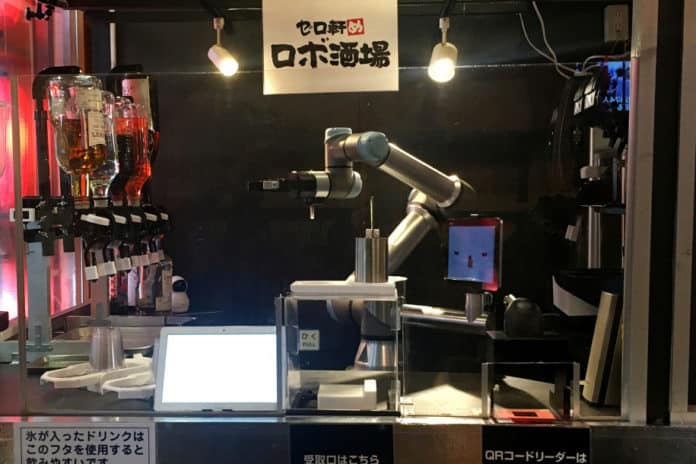 japan robot bartender bar japan robot bartender bar