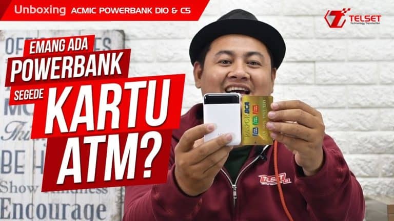 UNBOXING ACMIC D10 & C5 : Powerbank Segede Kartu ATM?
