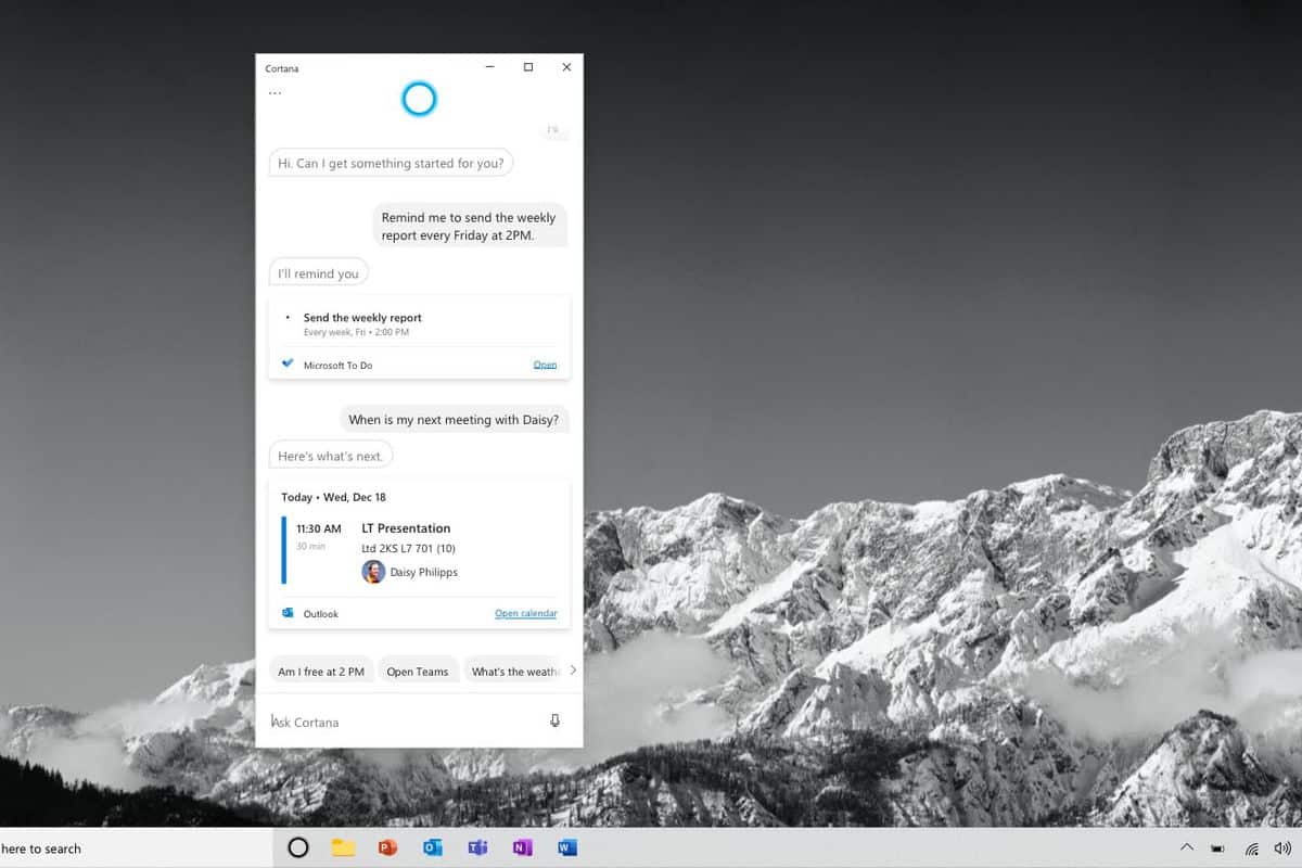 Update Cortana