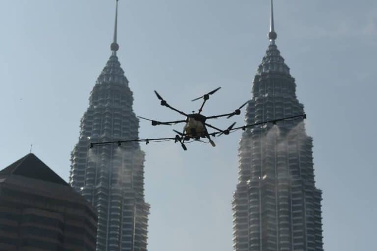 Drone untuk Bersihkan Kota