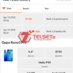 PCMark Oppo Reno3 Pro
