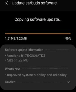 Update Firmware Galaxy Buds+