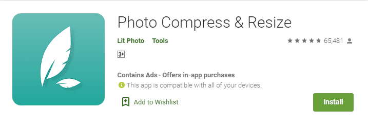 aplikasi pengecil ukuran foto Mengecilkan kompres Android