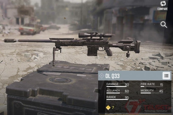 Senjata terbaik Call of Duty Mobile