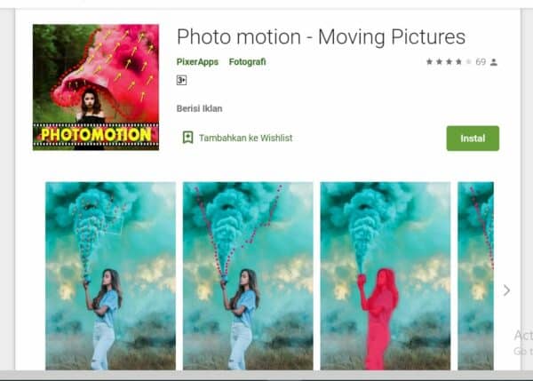 aplikasi foto bergerak Android