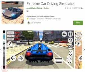 Game Simulator Mobil terbaik - Extreme Car Driving