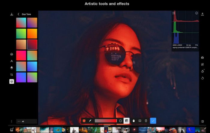 aplikasi mirip adobe photoshop Polarr Photo Editor