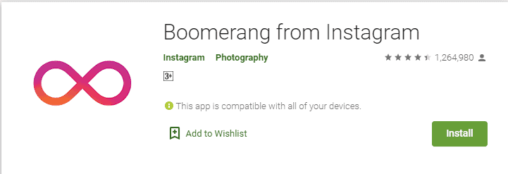 Aplikasi Boomerang