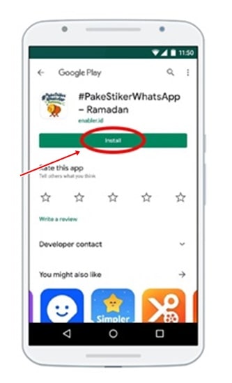 Stiker WhatsApp Ramadan