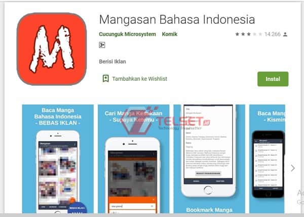 Aplikasi manga Indonesia Terbaik