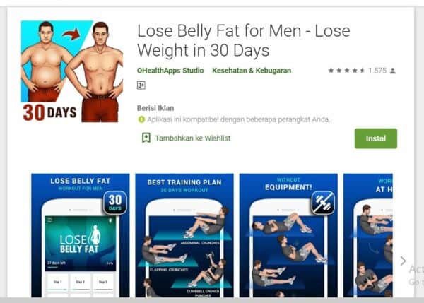 Aplikasi Program Diet 30 Hari