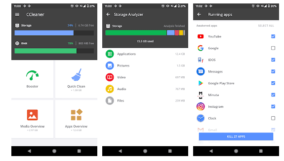 Aplikasi pembersih cache terbaik Android