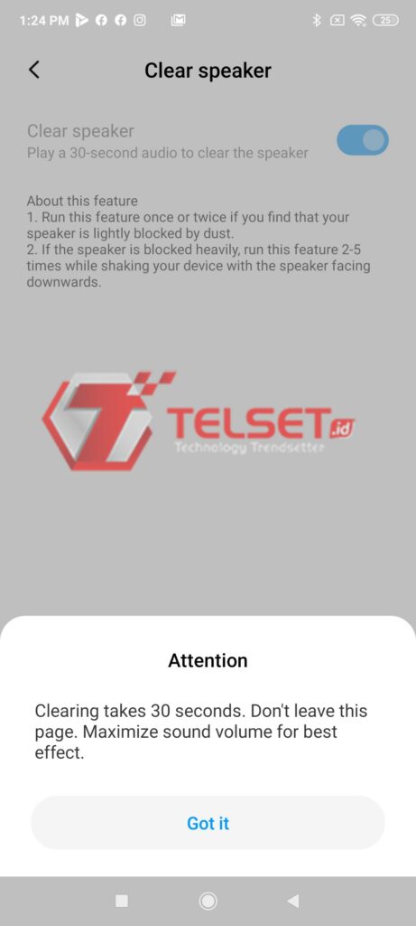 cara membersihkan speaker xiaomi