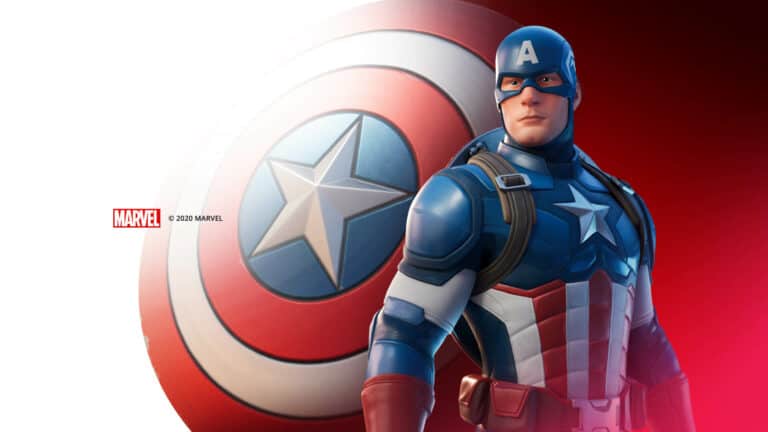 skin captain america fortnite