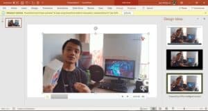 record screen di PC windows dengan powerpoint