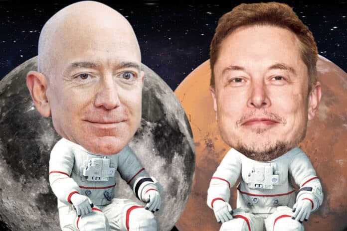 Bezos dan Musk Menjajah Antariksa