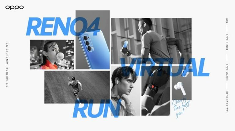 Rayakan Hari Olahraga Nasional, Oppo Gelar Reno4 Virtual Run