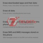 Factory Reset