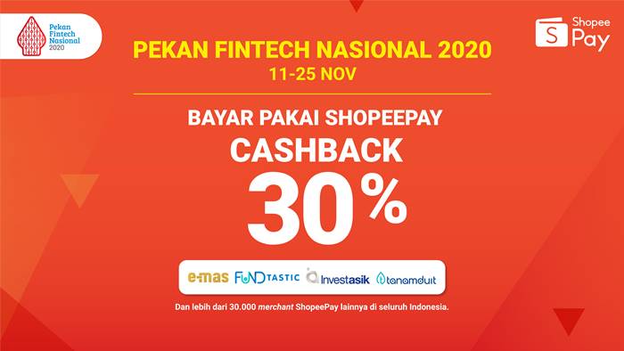 Pekan Fintech Nasional Cashback ShopeePay