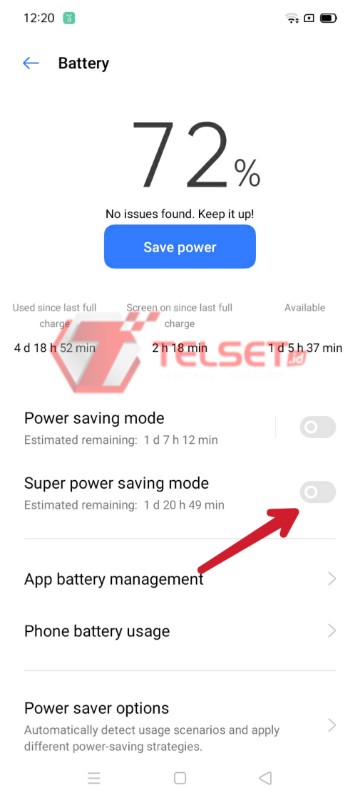 super power saving mode