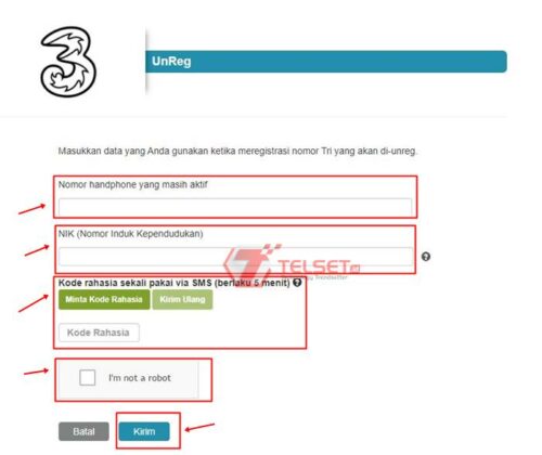 Cara Registrasi Kartu Tri Via SMS Dan Online 2021, Tanpa Ribet!