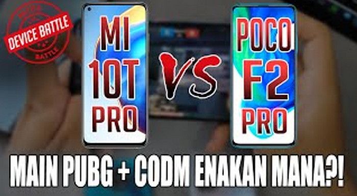 DUEL! Xiaomi Mi 10T Pro vs POCO F2 Pro: Main PUBG + CODM Enakan Mana?