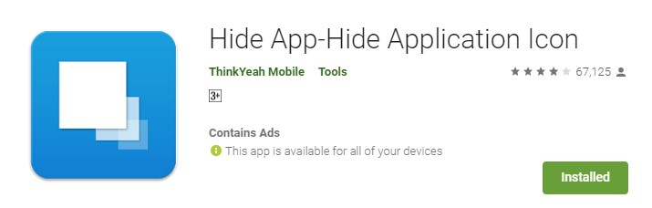 Hide App Sembunyikan aplikasi Android