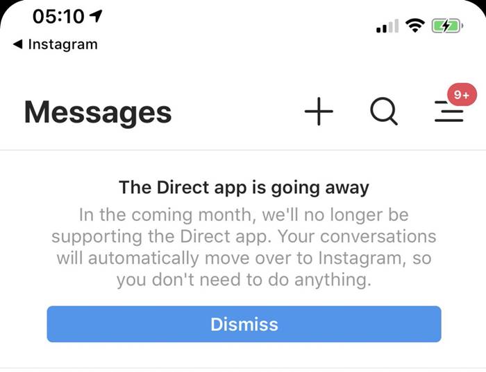 Direct Message Instagram