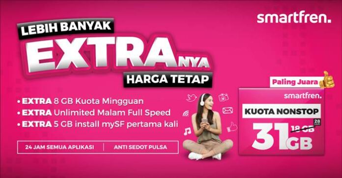 Makin Banyak, Smartfren Tambah Extra Kuota Nonstop Hingga ...