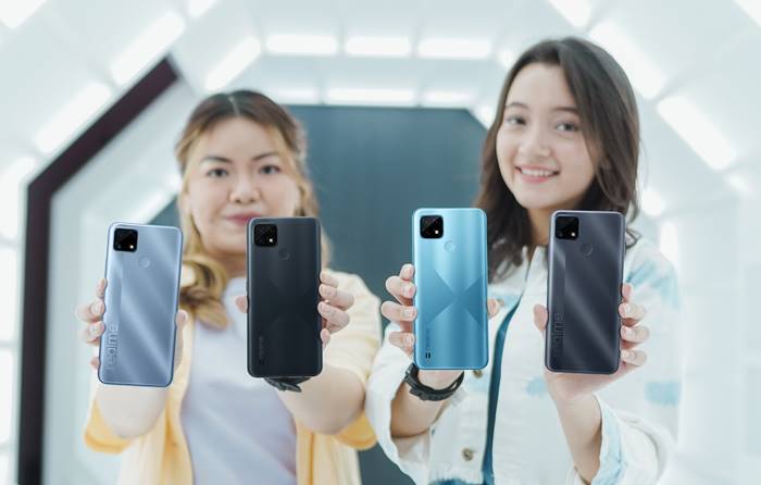 Perbandingan Realme C25 C21 Indonesia