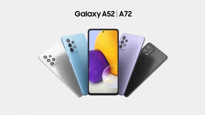 Samsung galaxy A52 vs Samsung Galaxy A72