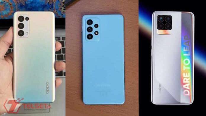 Perbandingan Samsung Galaxy A52 Oppo Reno5 Realme 8 Pro