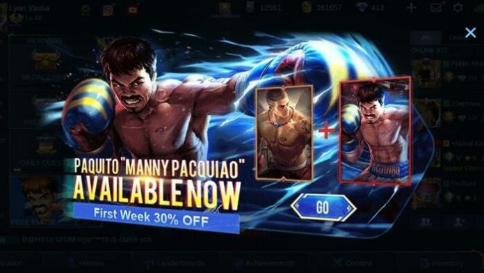 skin Manny pacquiao Mobile Legends