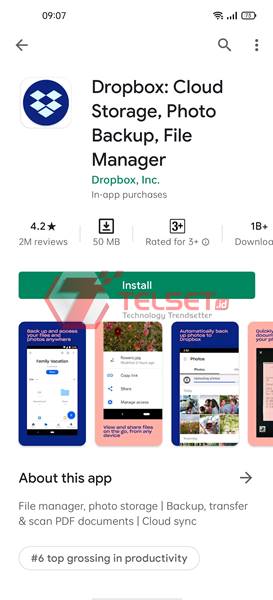 Cara Membuat Akun Dropbox Gratis Android