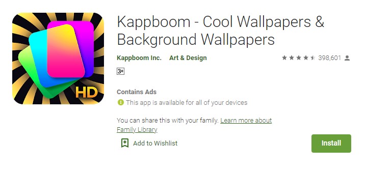 aplikasi wallpaper terbaik Kappboom