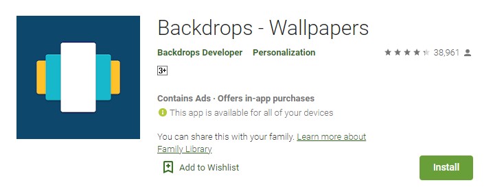 aplikasi download wallpaper Backdrops