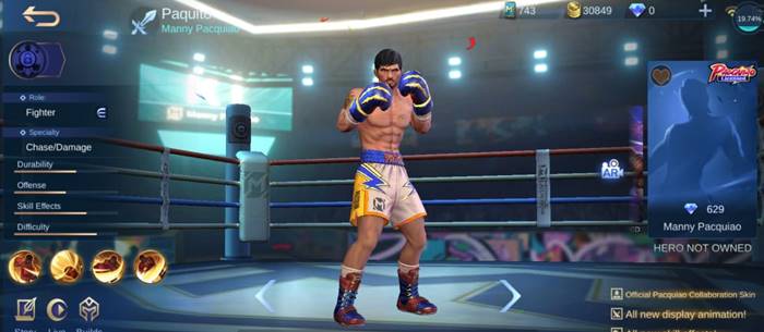 skin manny pacquiao Mobile Legends