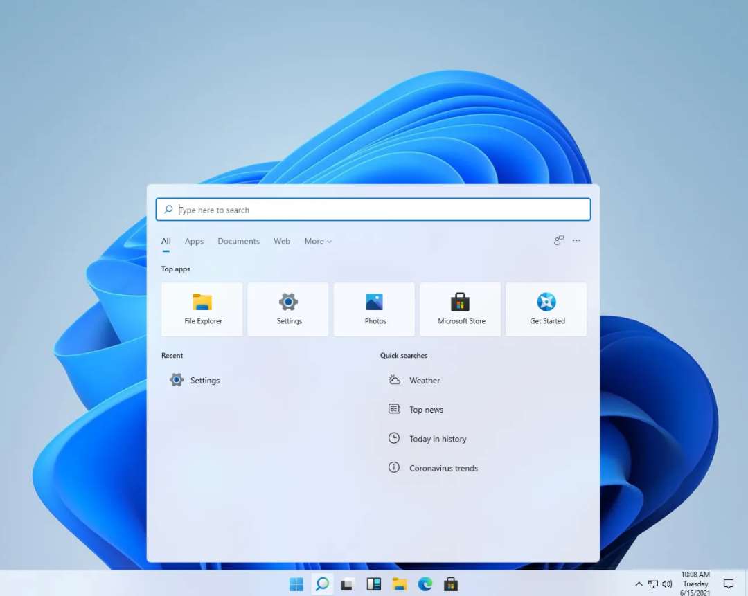 Bocoran UI Windows 11