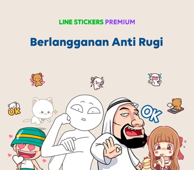 Harga Line Stickers Premium